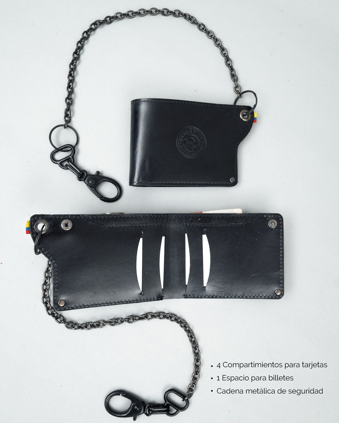 Billetera con cadena