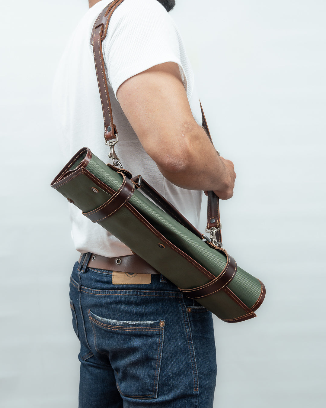Verde - Bolsa de utensilios para Asados