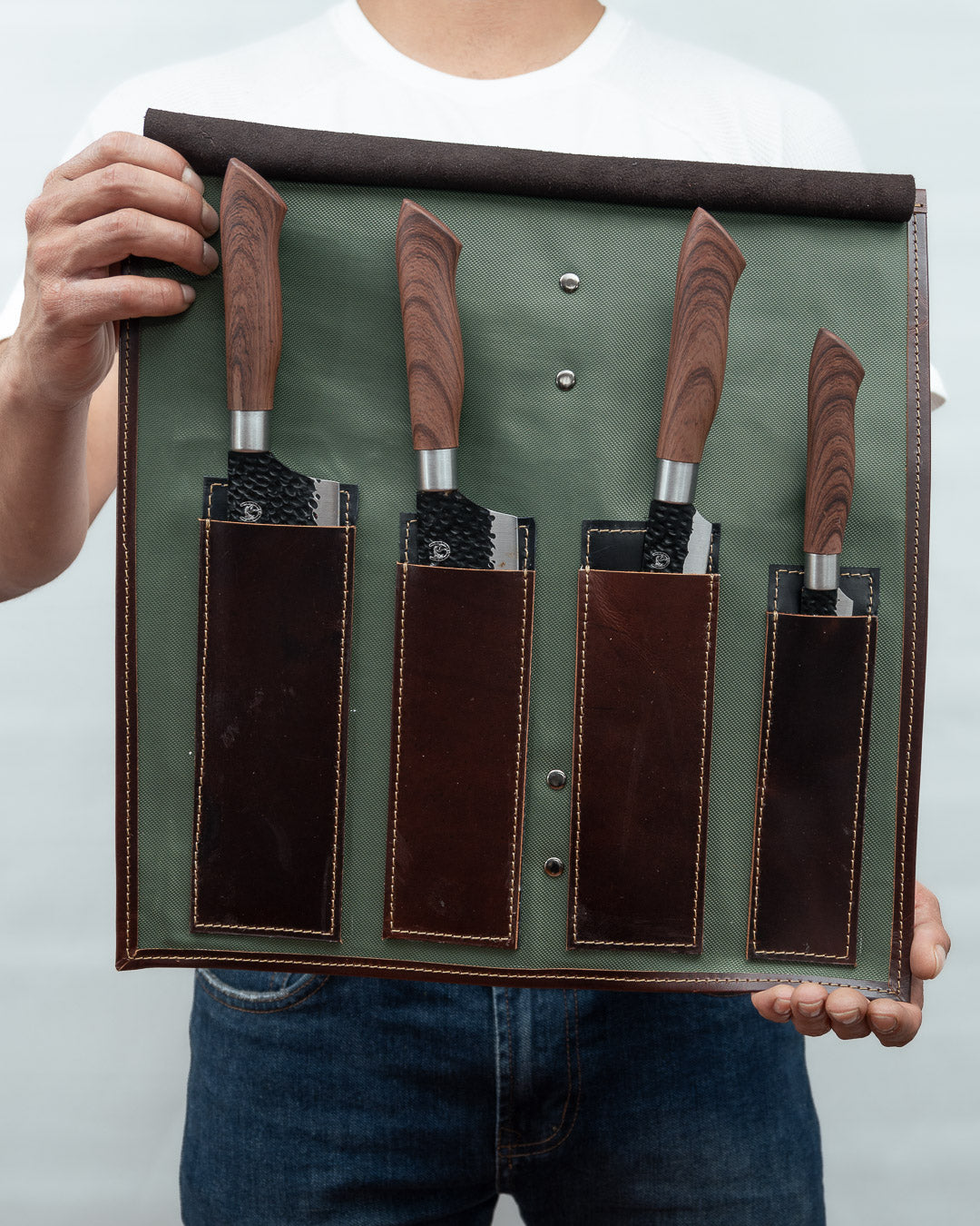 Verde - Bolsa de cuchillos