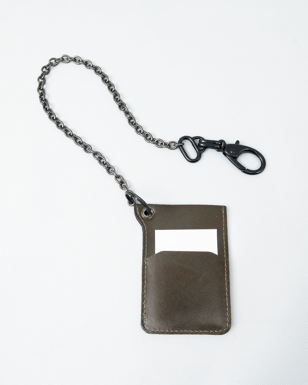 Tarjetero con cadena